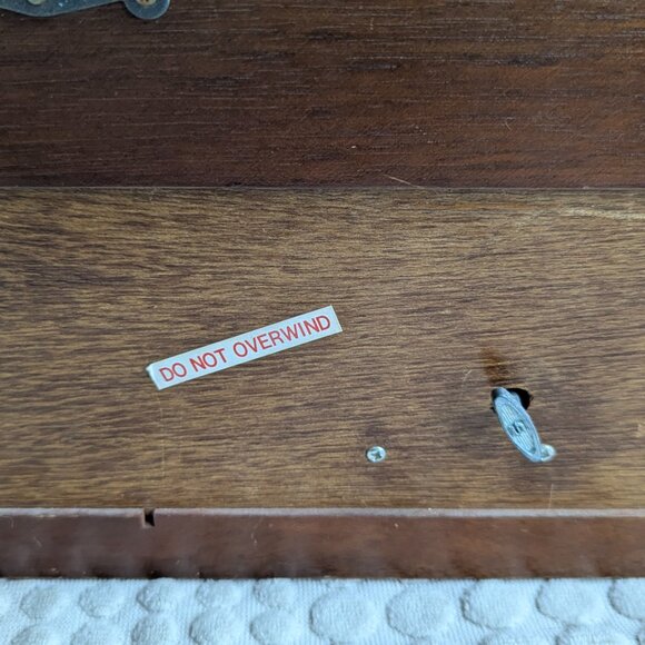 Wooden Jewelry Box w/ Music Box - Picture 5 of 6